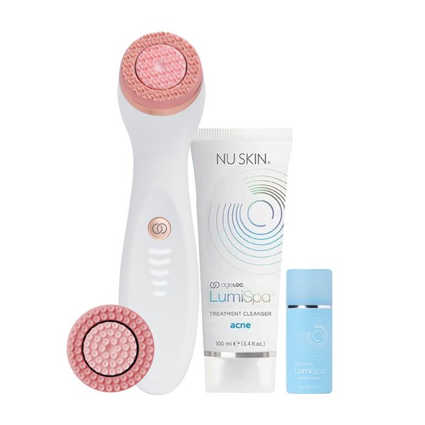 Nu Skin ageLOC® LumiSpa iO Rose Gold Kit para piel acneica AUS - NewSkinShop