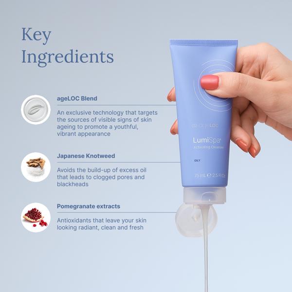 ageLOC® Rose Gold LumiSpa® iO + Cleanser Oily AUS