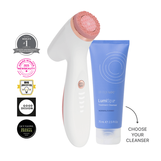 ageLOC® Rose Gold LumiSpa® iO + Cleanser of your choice USA
