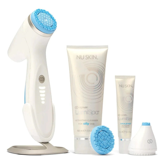 Nu Skin Kit ageLOC LumiSpa iO para piel grasa con Ideal Eyes - NewSkinShop