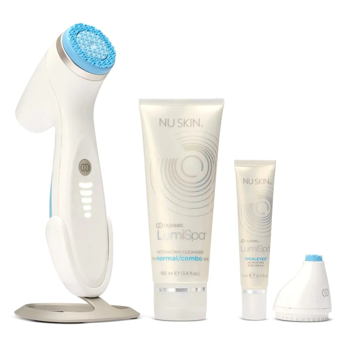 Nu Skin Kit ageLOC LumiSpa iO para piel normal a mixta con Ideal Eyes - NewSkinShop