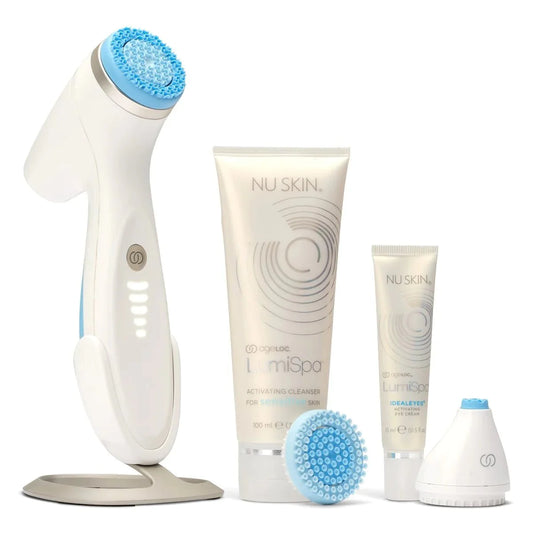 Nu Skin Kit ageLOC LumiSpa iO para piel sensible con Ideal Eyes - NewSkinShop