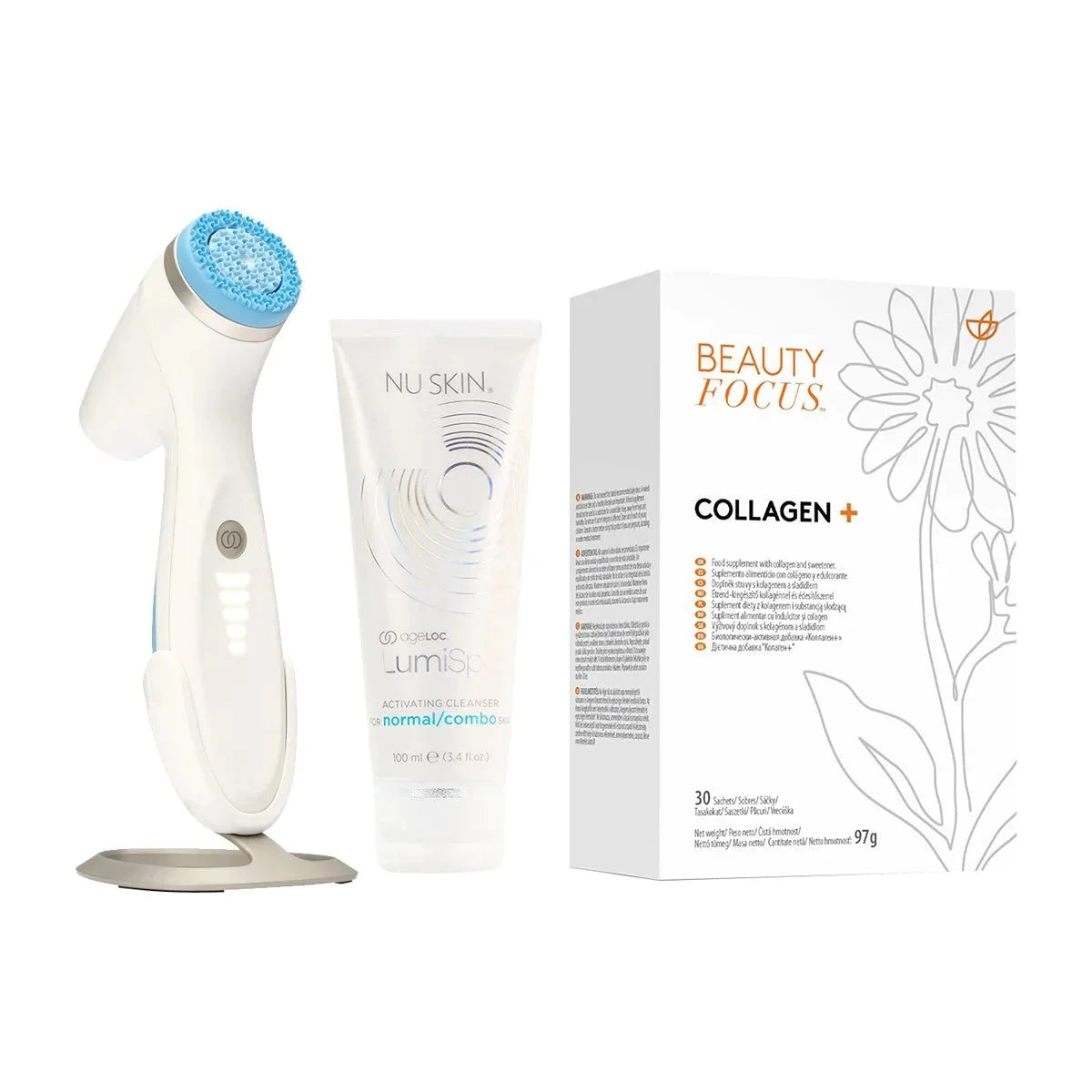 Nu Skin Better Together Collagen+ y LumiSpa iO System Normal/Mixta - NewSkinShop