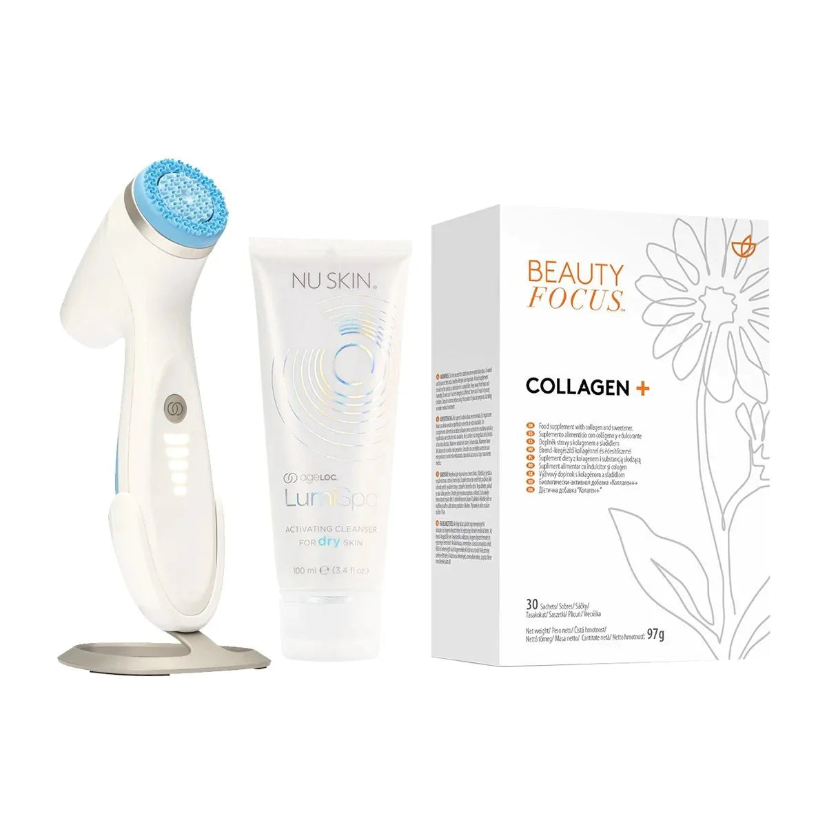 Nu Skin Better Together Collagen+ y LumiSpa iO System Piel Seca - NewSkinShop